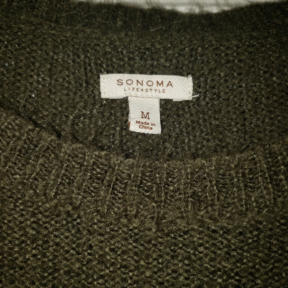 Sonoma Med Sweaters qty 2 Green & Grey - Picture 3 of 9